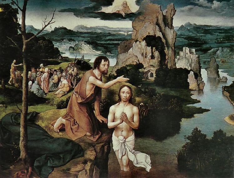 Joachim Patinir Baptism of Christ Germany oil painting art